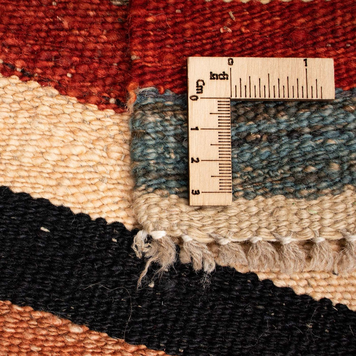 Kelim Rug - Splash - 200 x 152 cm - multicolored