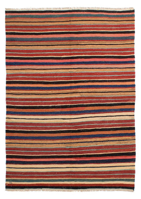 Kelim Rug - Splash - 204 x 145 cm - multicolored