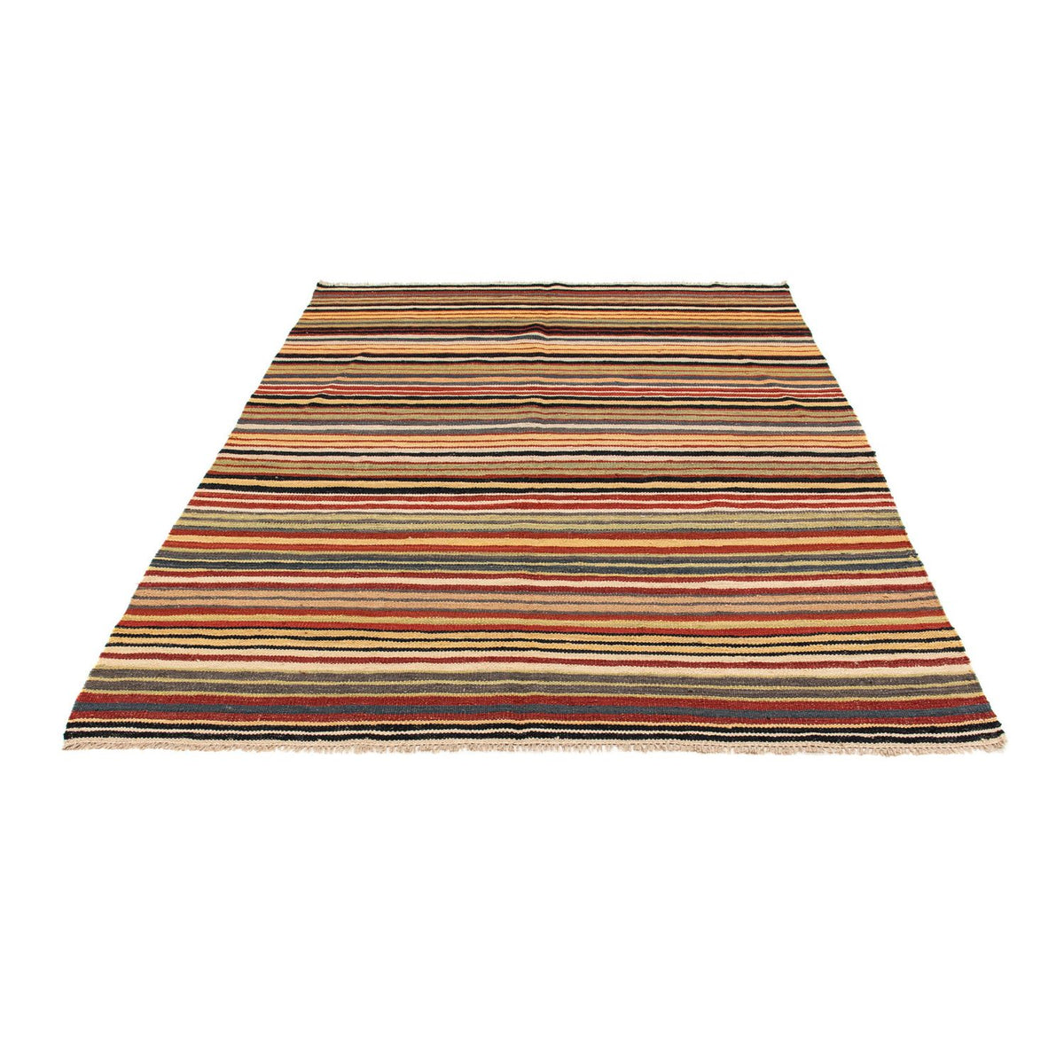 Kelim Rug - Splash - 195 x 152 cm - multicolored