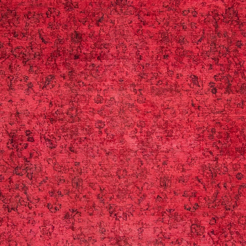 Vintage Rug - 344 x 259 cm - dark red