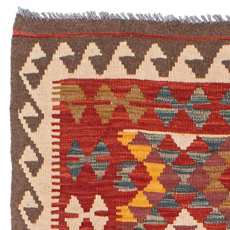 Runner Kelim Rug - Oriental - 195 x 98 cm - red