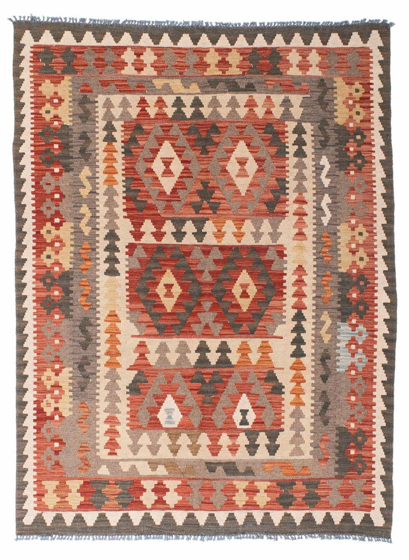 Kelim Rug - Oriental - 194 x 147 cm - light red