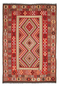 Kelim Rug - Splash - 304 x 199 cm - multicolored