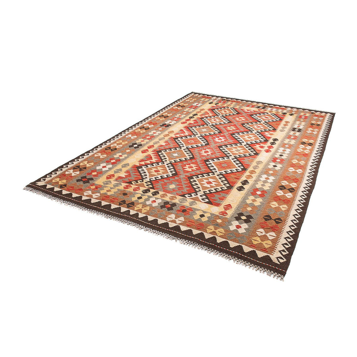 Kelim Rug - Splash - 293 x 200 cm - multicolored