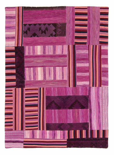 Patchwork Rug 155x298cm - Wool Rug