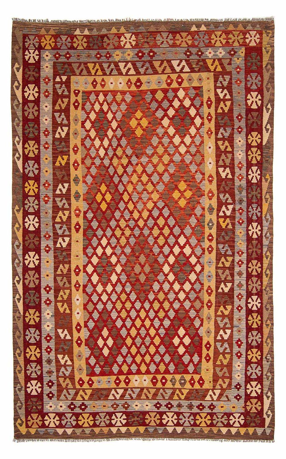 Kelim Rug - Splash - 304 x 204 cm - multicolored