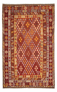 Kelim Rug - Splash - 304 x 204 cm - multicolored