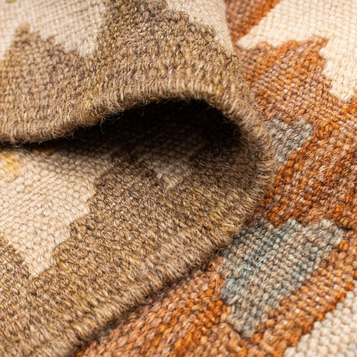 Runner Kelim Rug - Oriental - 200 x 92 cm - light brown