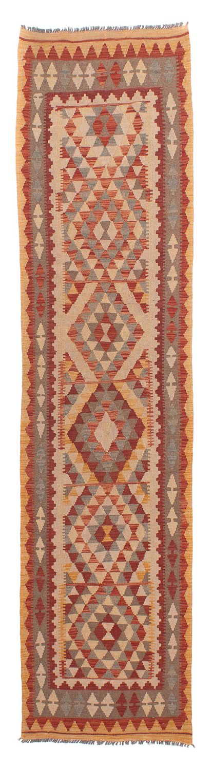 Runner Kelim Rug - Splash - 312 x 80 cm - multicolored