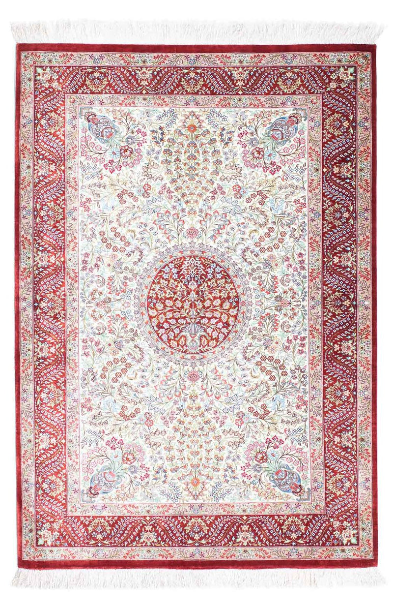 Qom Rug 158x103cm - Persian Rugs