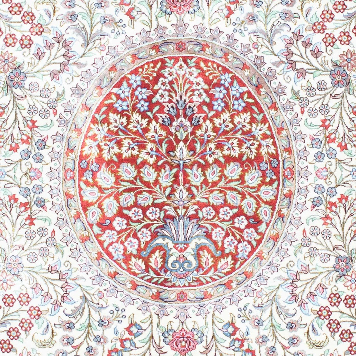 Perser Rug - Ghom - 159 x 102 cm - red