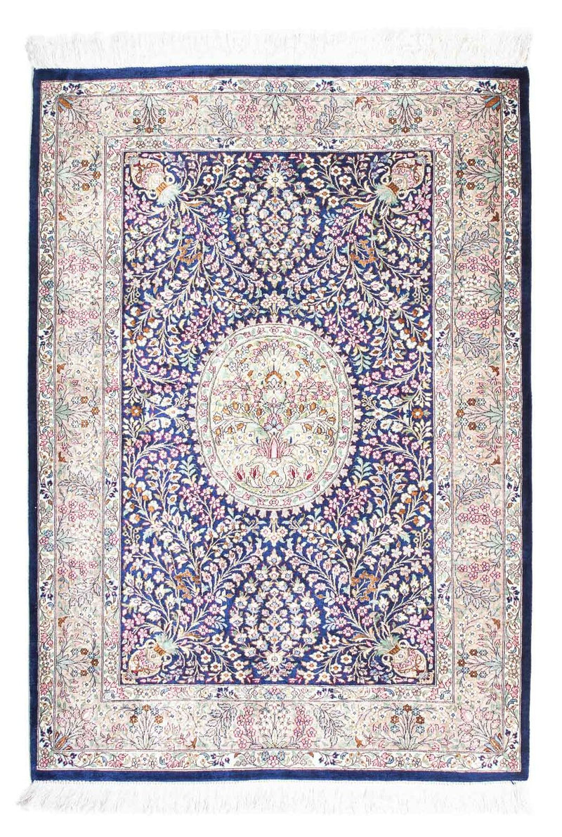 Perser Rug - Ghom - 119 x 82 cm - dark blue