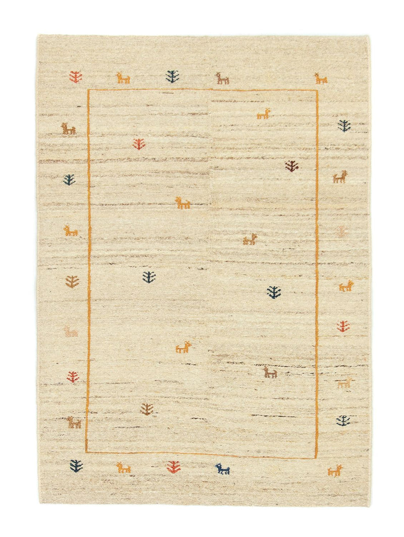 Gabbeh Rug - Perser - 143 x 97 cm - beige