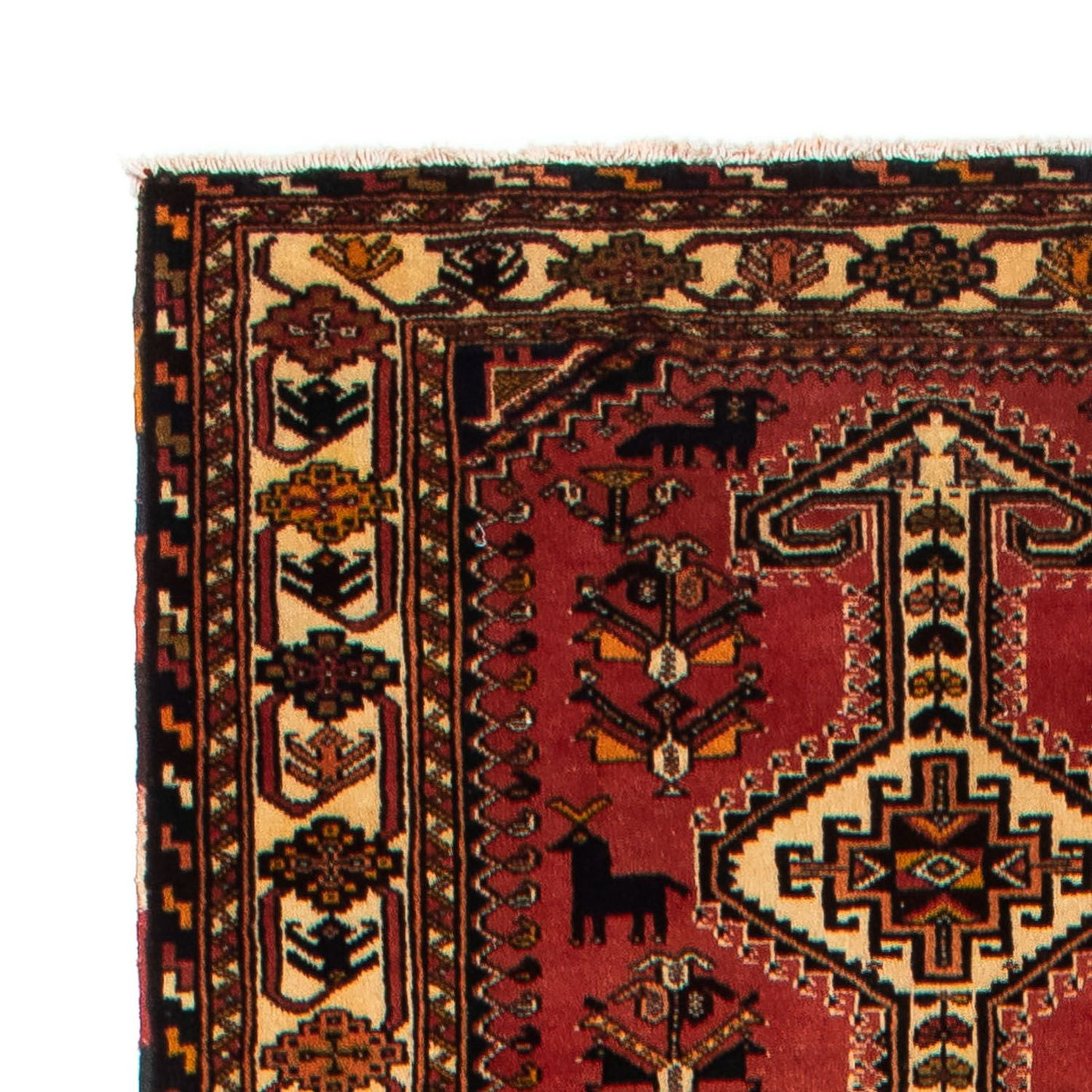 Perserteppich - Nomadic 400 x 100 cm - hellrot