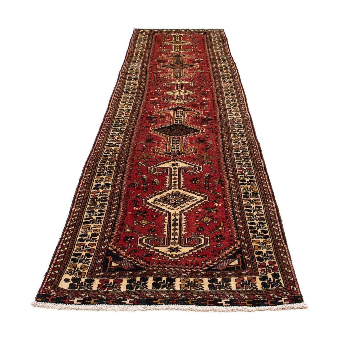 Runner Perser Rug - Nomadic - 400 x 105 cm - red