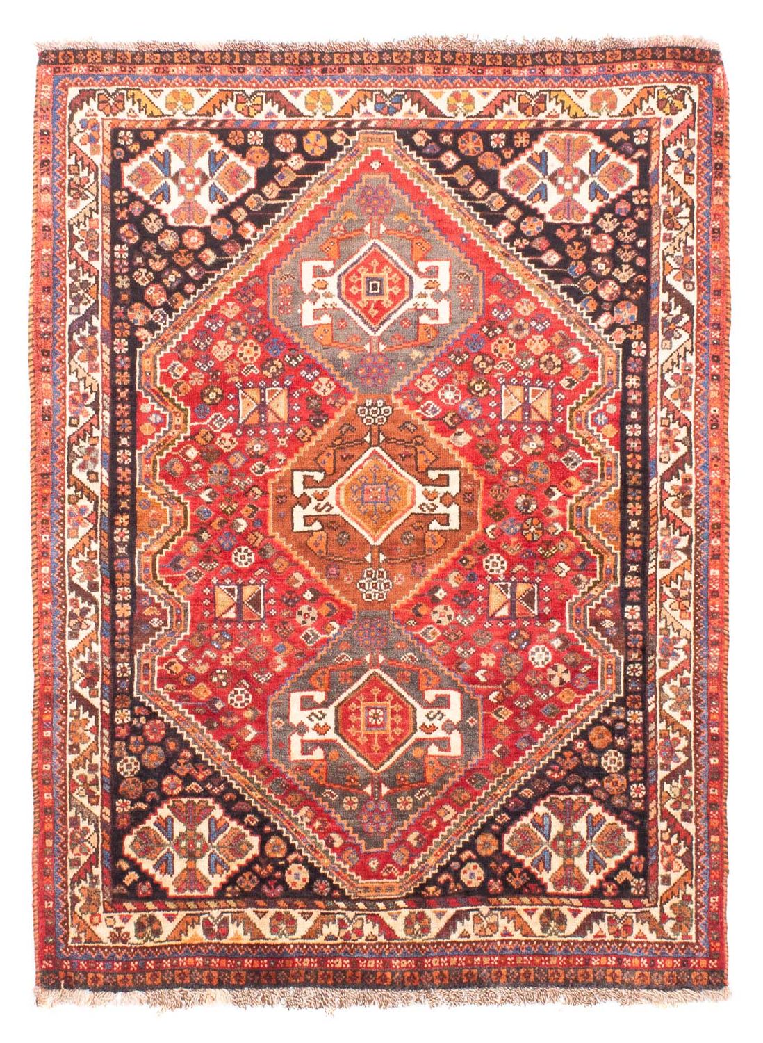 Perser Rug - Nomadic - 155 x 112 cm - red