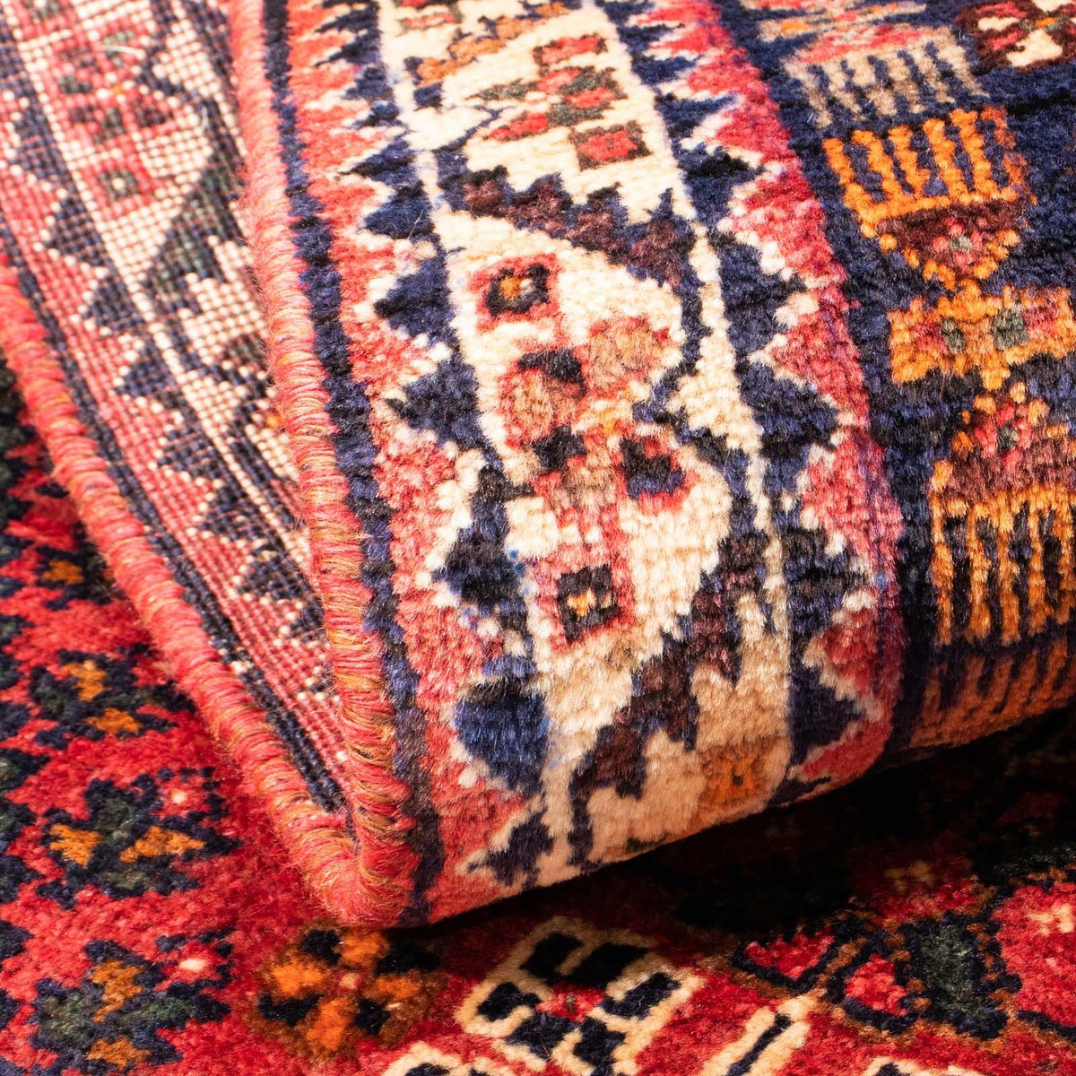 Perser Rug - Nomadic - 155 x 103 cm - dark red