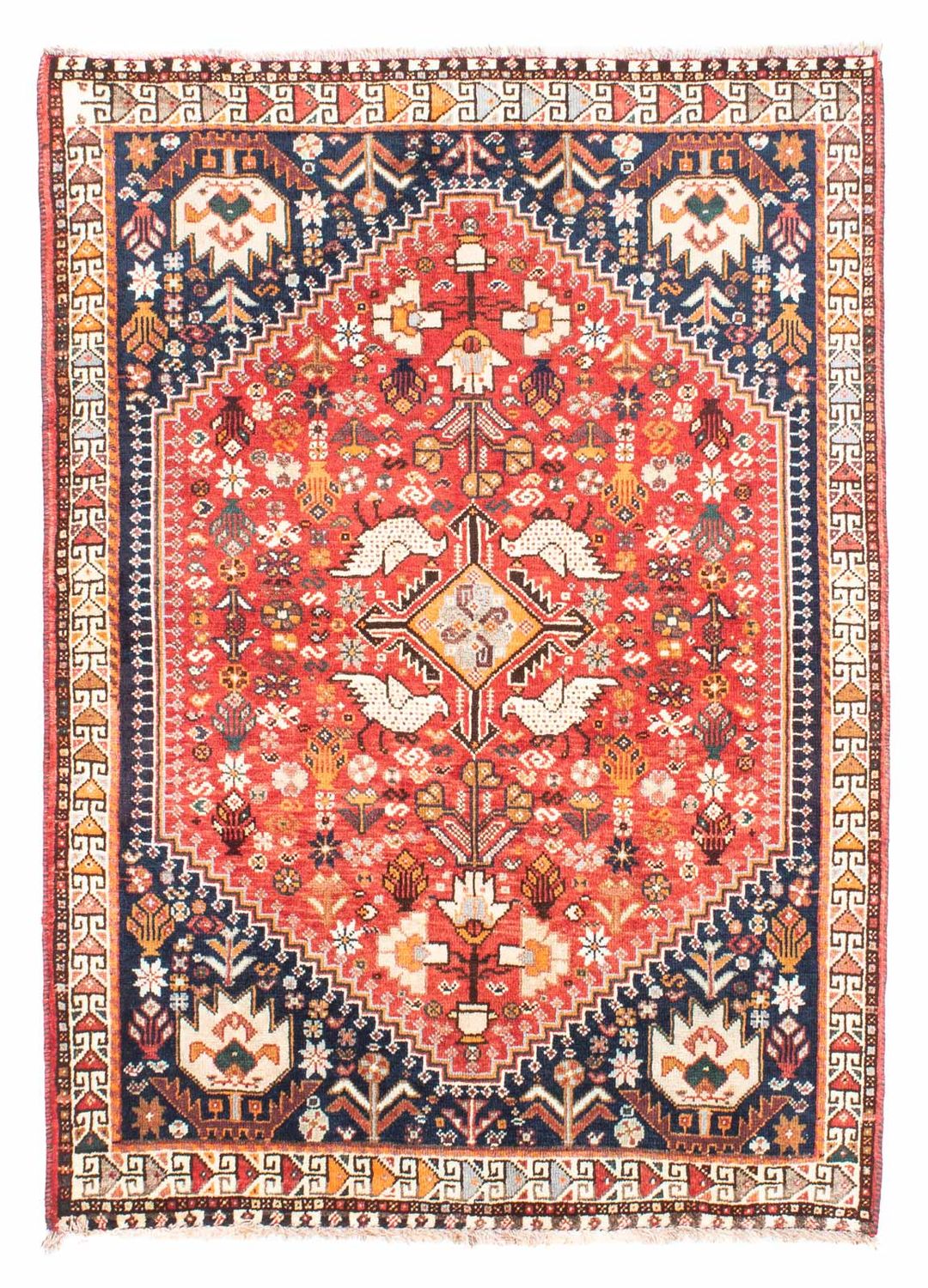 Perser Rug - Nomadic - 154 x 110 cm - red