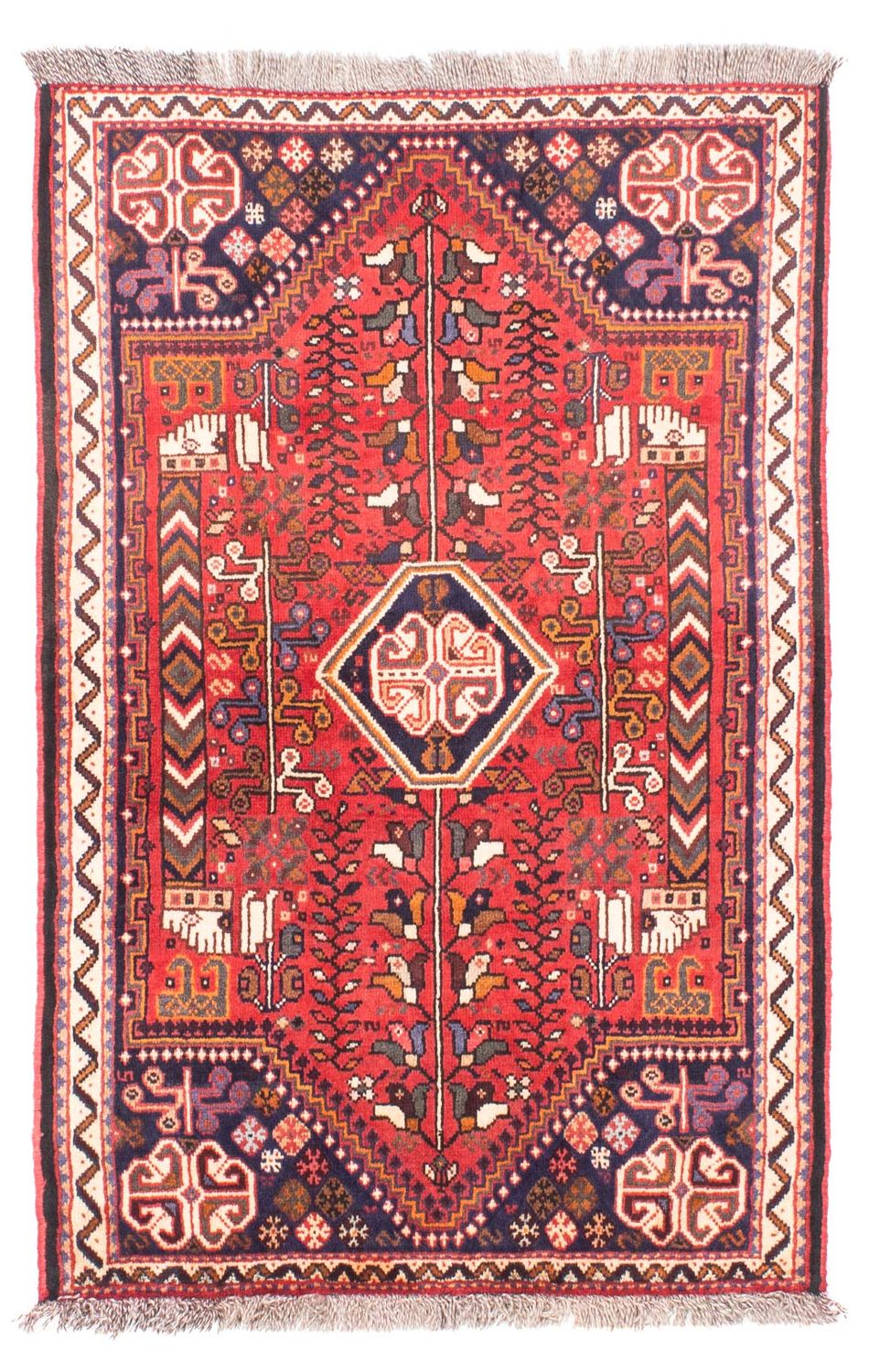 Perser Rug - Nomadic - 153 x 106 cm - dark red