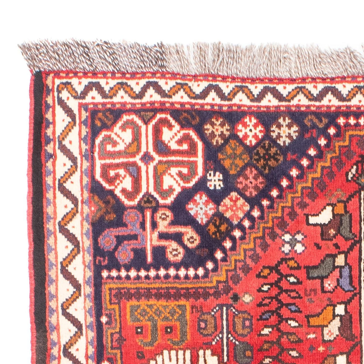 Perser Rug - Nomadic - 153 x 106 cm - dark red