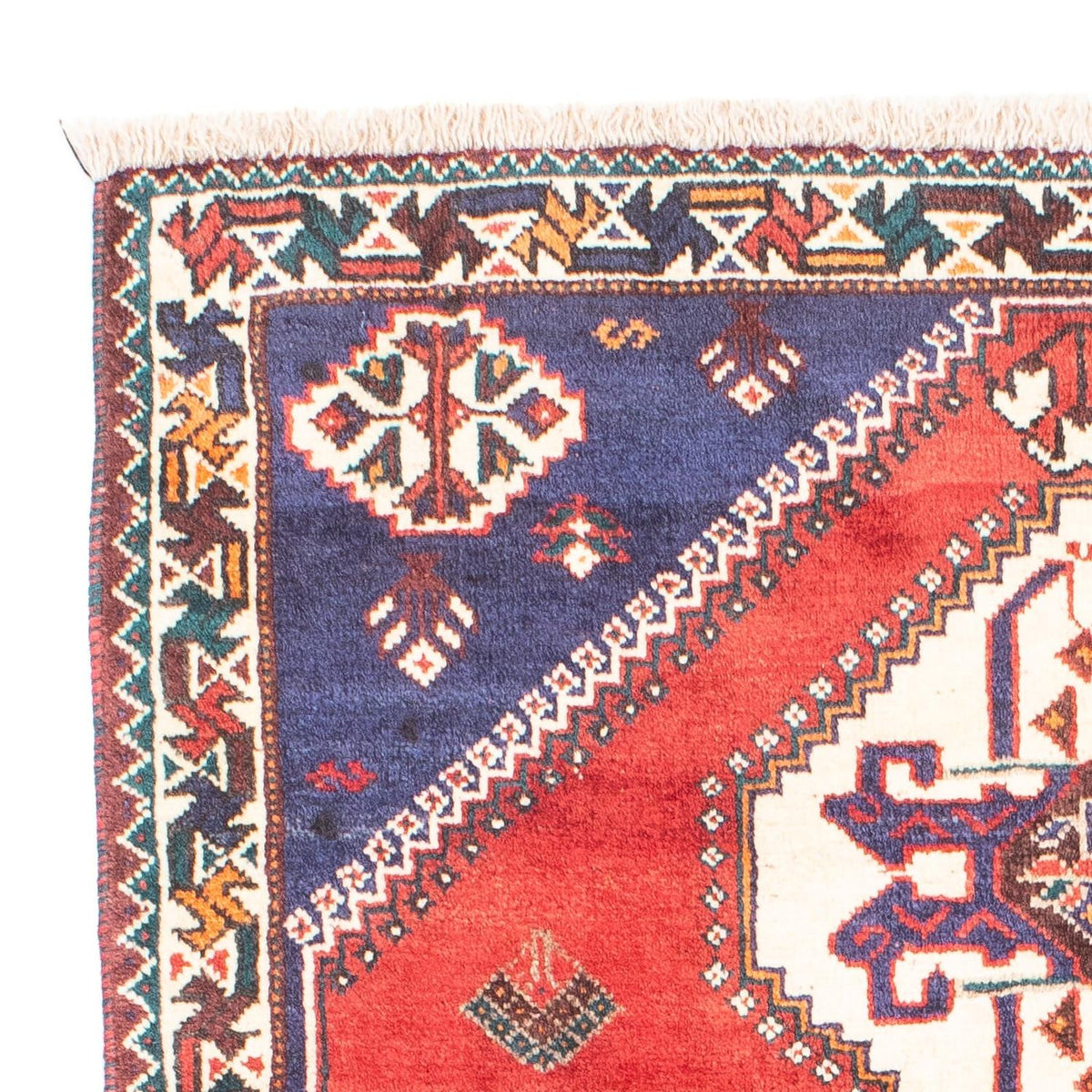 Perser Rug - Nomadic - 145 x 110 cm - dark red