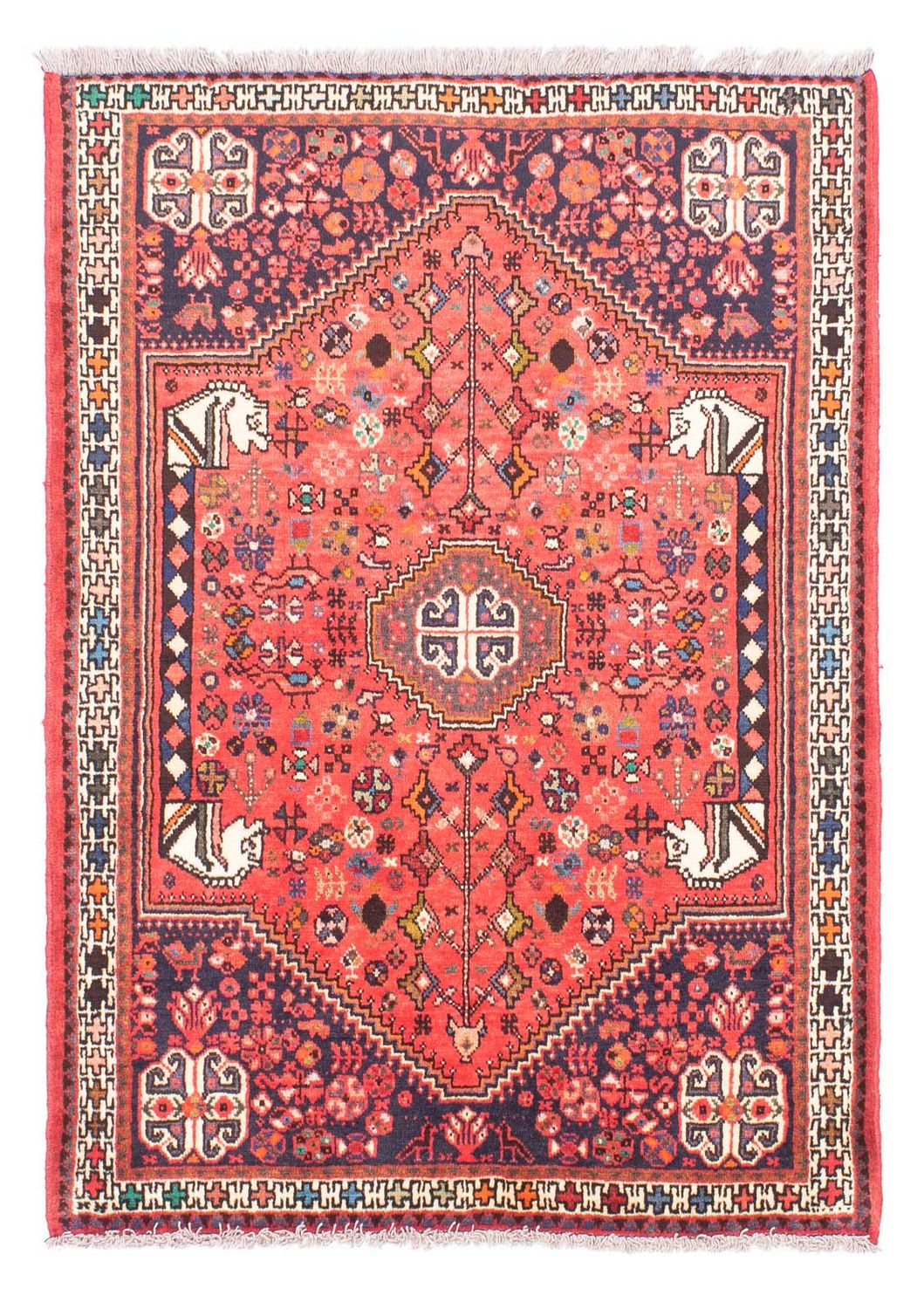 Perser Rug - Nomadic - 143 x 108 cm - light red