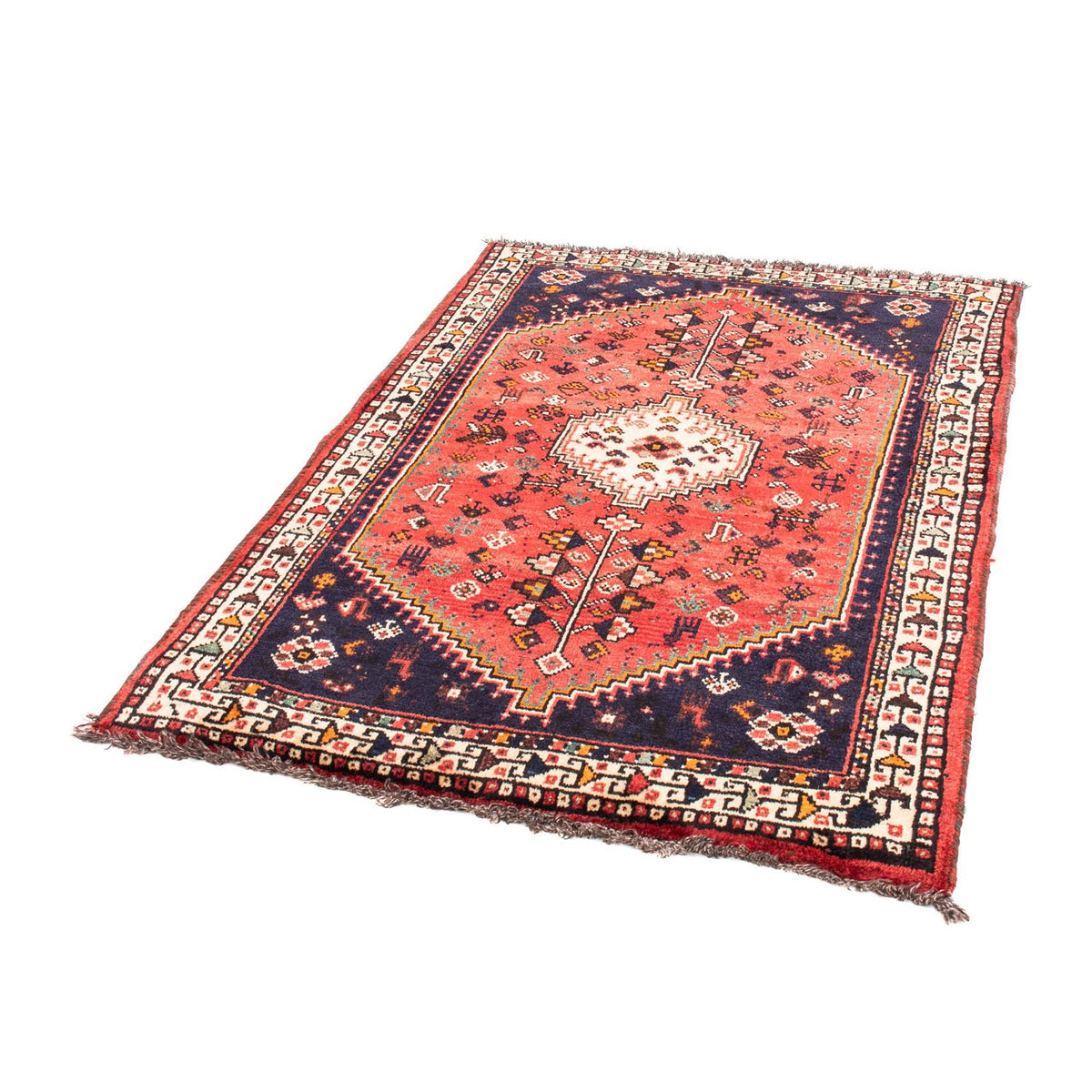 Perser Rug - Nomadic - 144 x 115 cm - light red