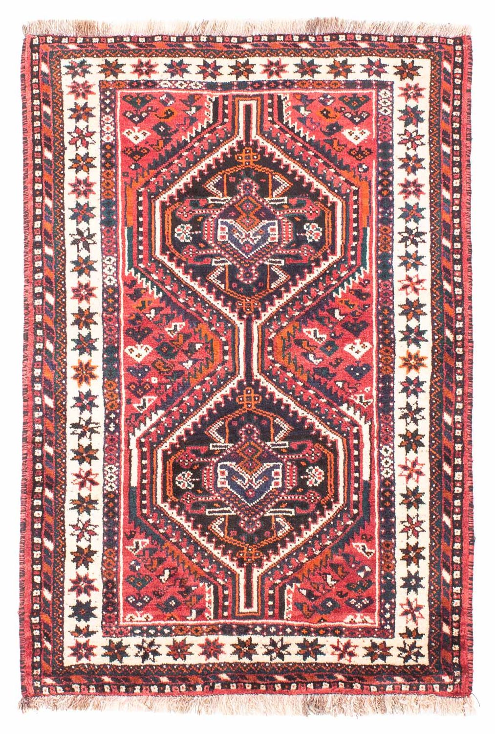 Perser Rug - Nomadic - 155 x 110 cm - red