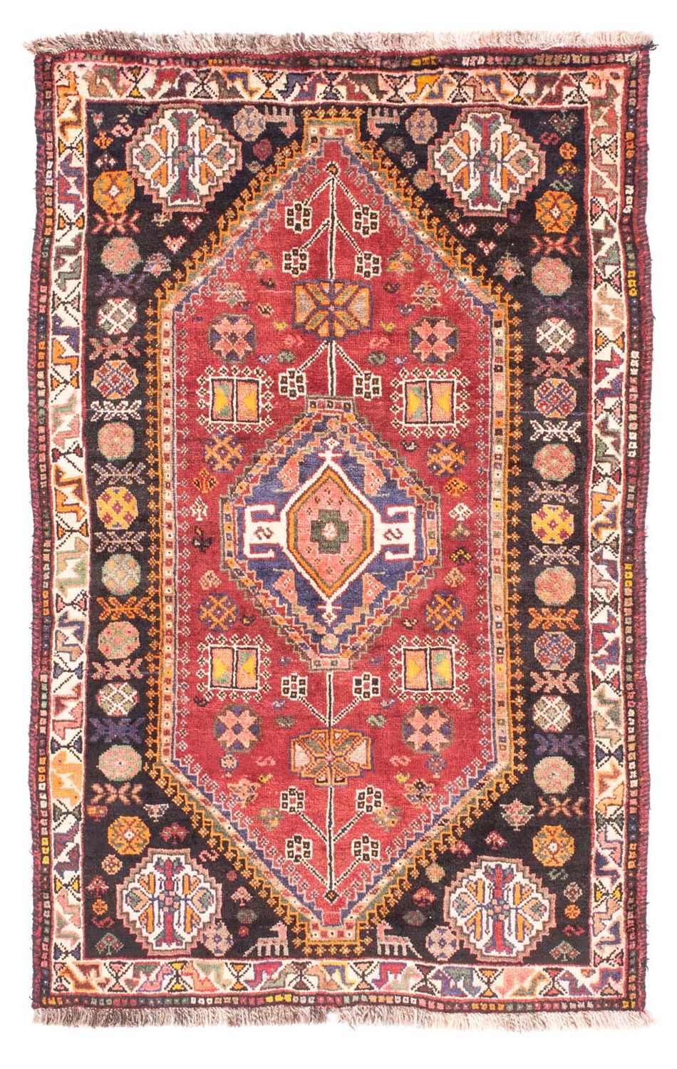 Perser Rug - Nomadic - 150 x 105 cm - dark red