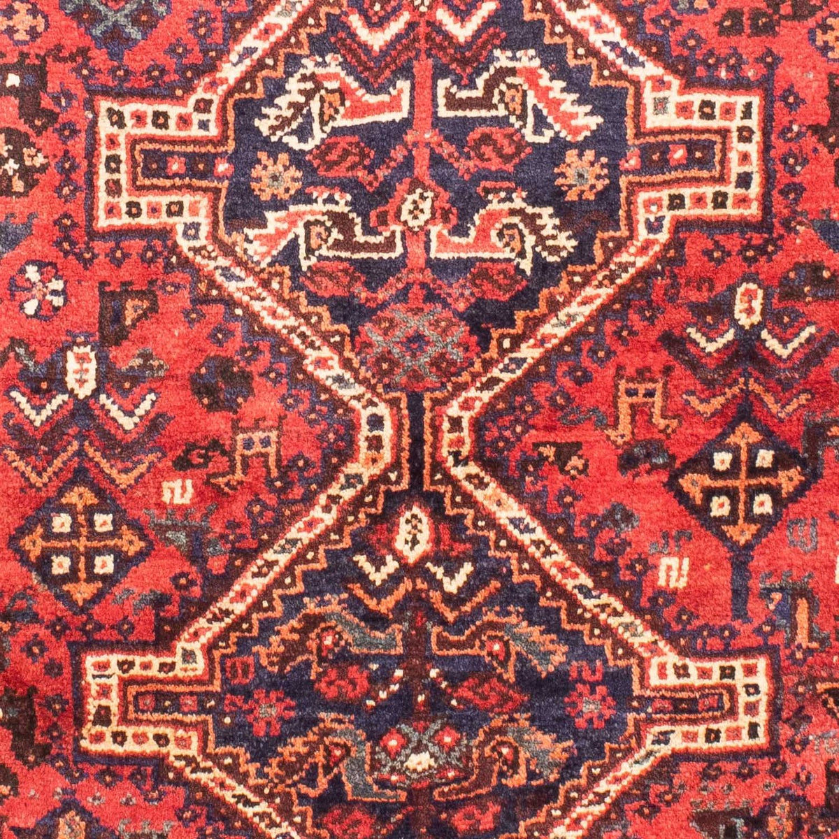 Perser Rug - Nomadic - 140 x 115 cm - dark red
