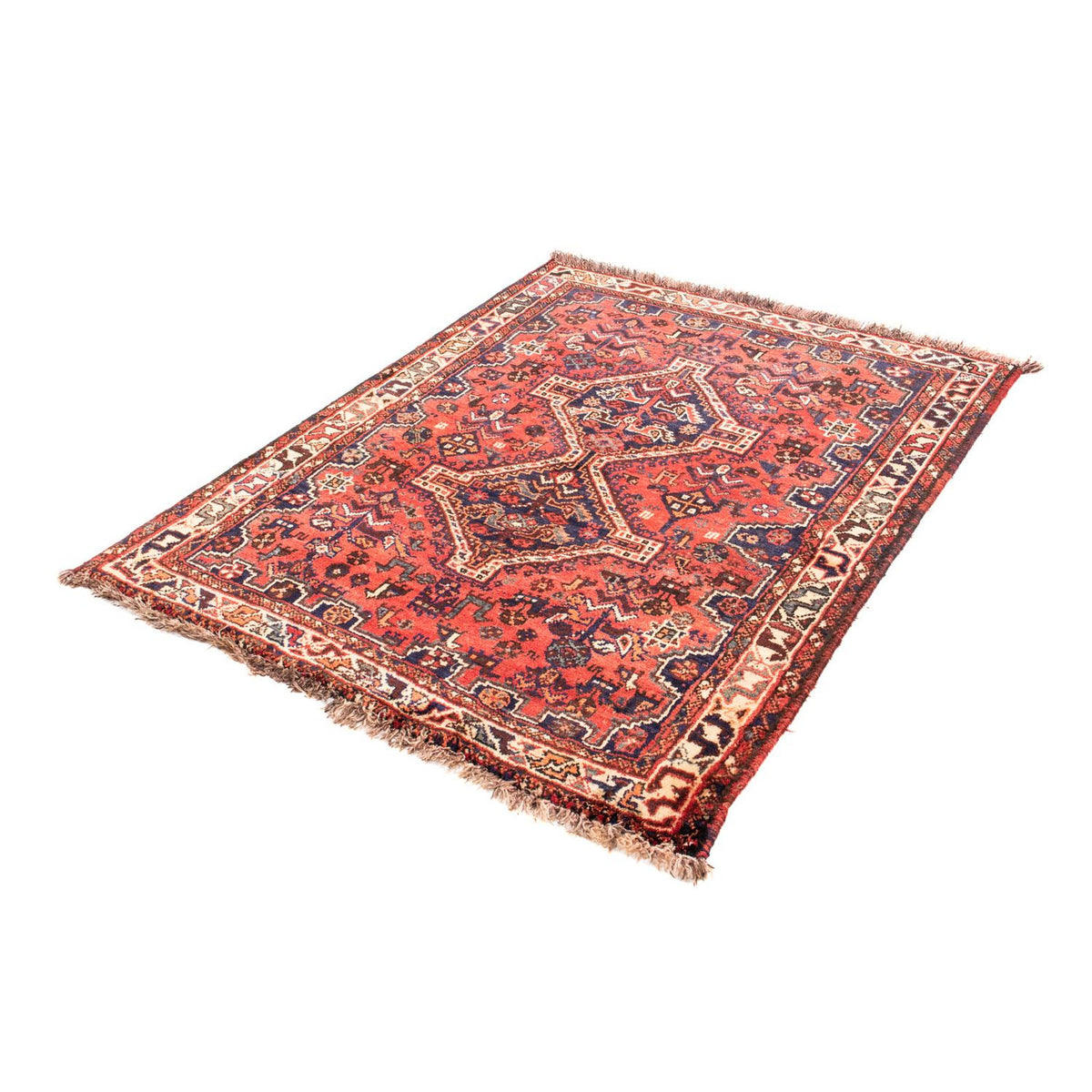 Perser Rug - Nomadic - 140 x 115 cm - dark red