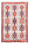 Shiraz Rug 100x150cm - Persian Rugs - Rectangle / Beige / 100 x 150 cm Rectangle