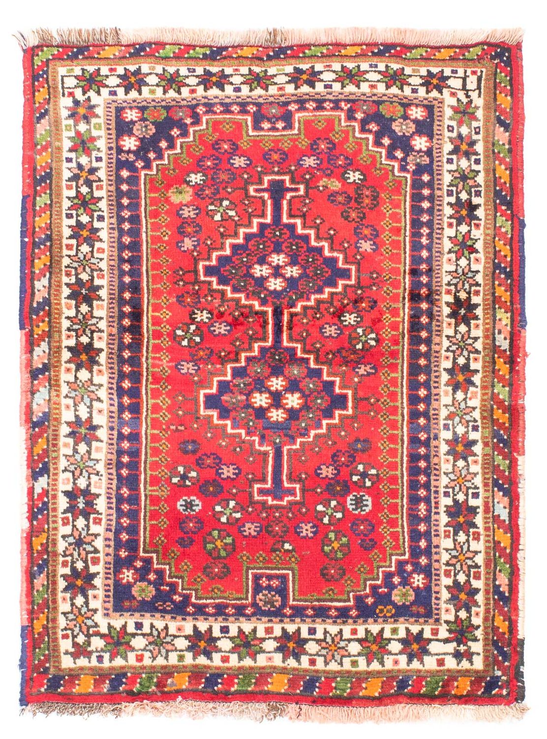 Perser Rug - Nomadic - 140 x 100 cm - red
