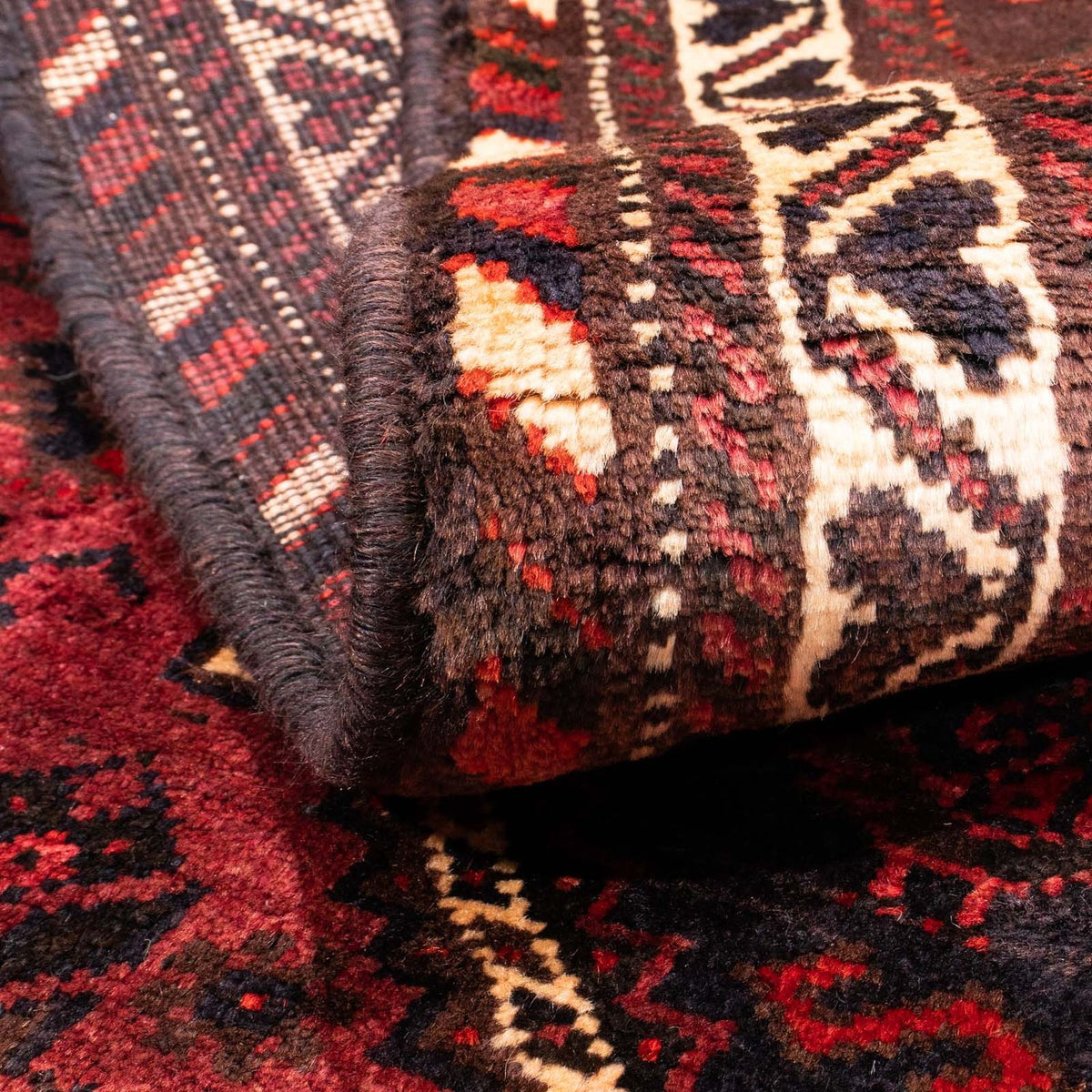 Perser Rug - Nomadic - 160 x 112 cm - red