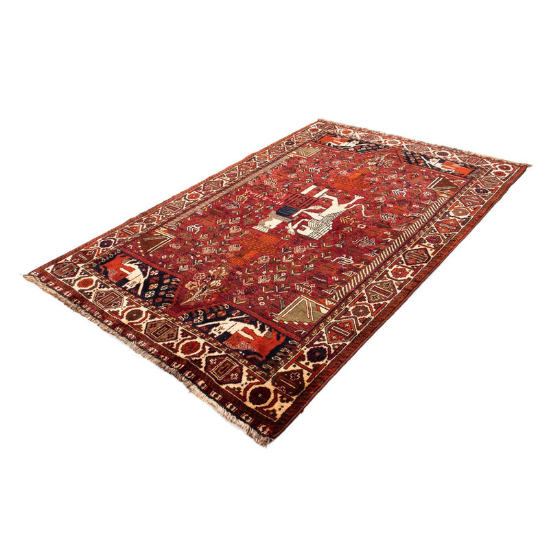 Perser Rug - Nomadic - 220 x 145 cm - dark red