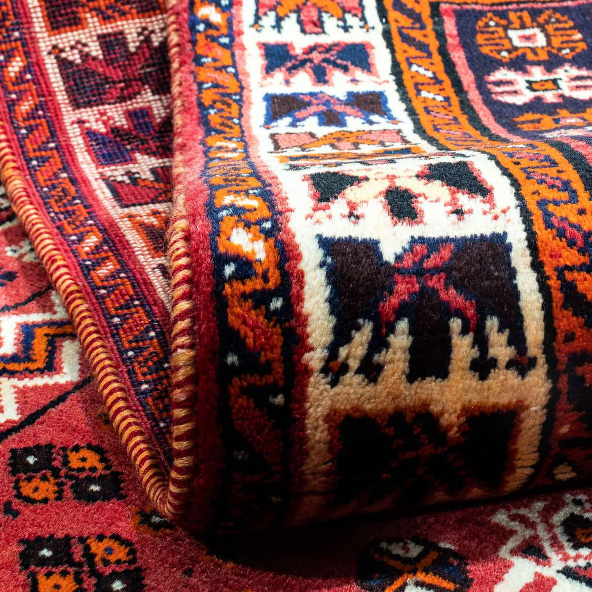 Perser Rug - Nomadic - 240 x 170 cm - dark red