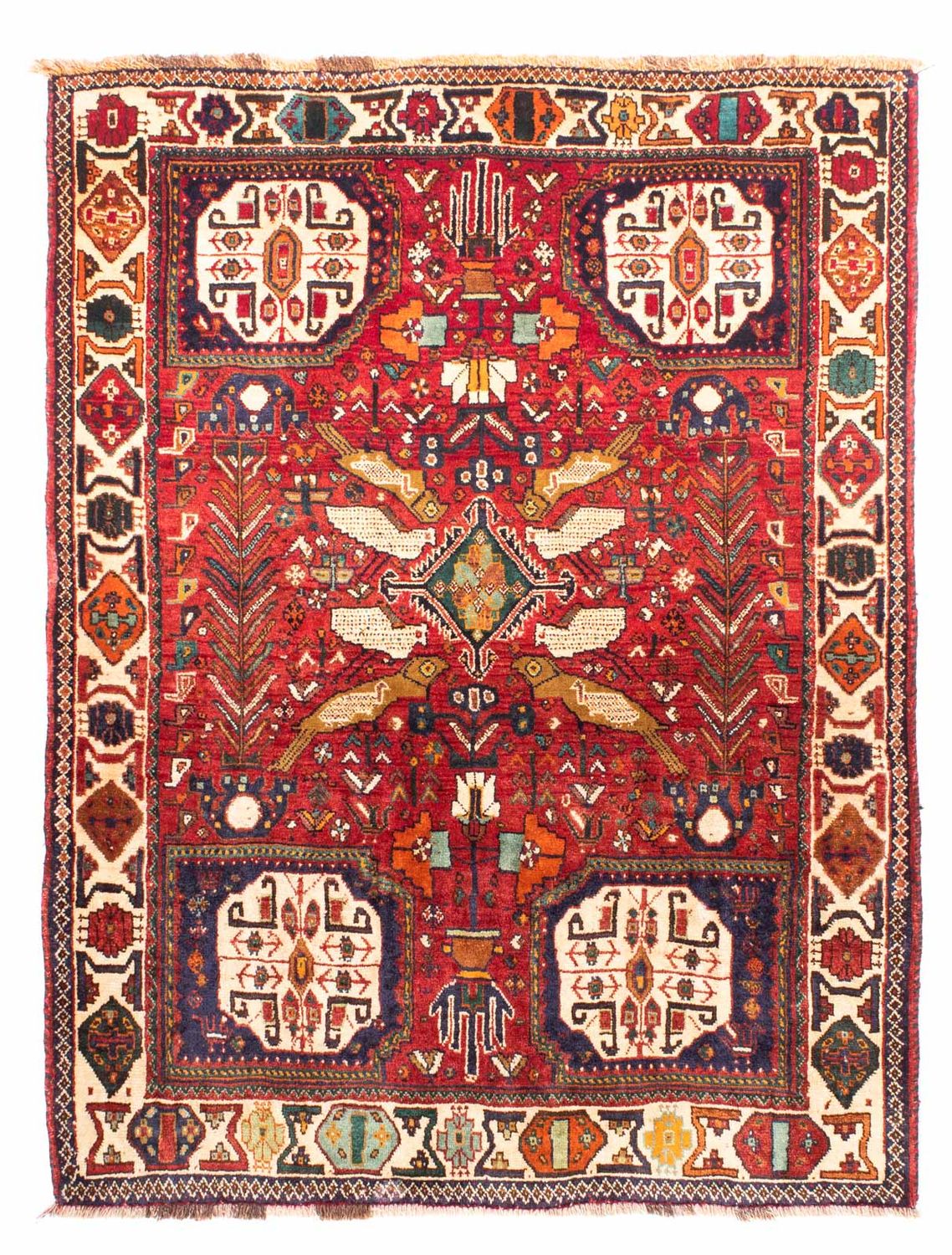 Perser Rug - Nomadic - 170 x 130 cm - dark red