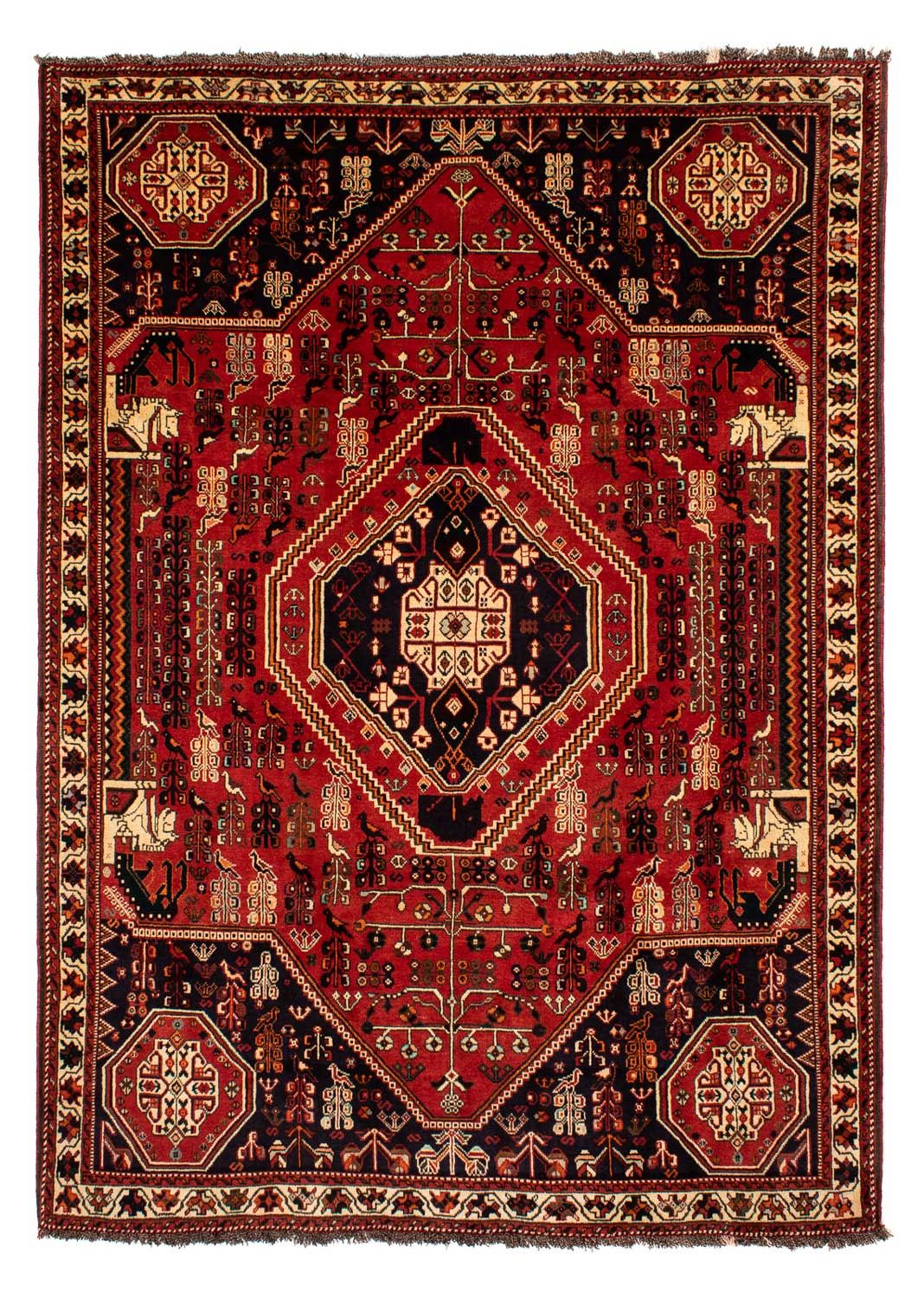 Perser Rug - Nomadic - 290 x 208 cm - dark red
