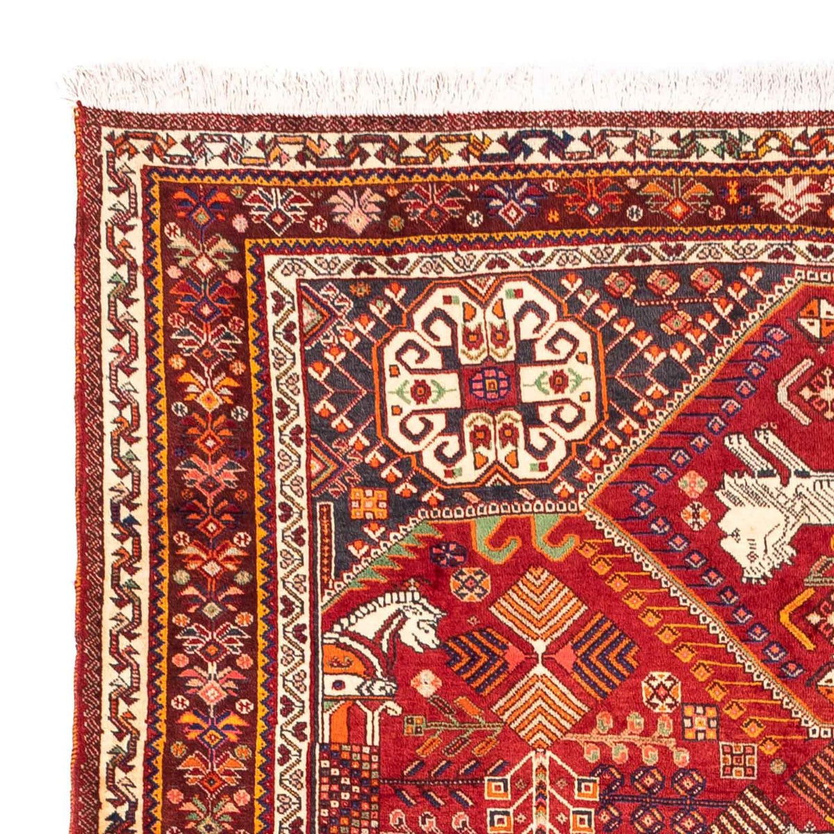 Perser Rug - Nomadic - 258 x 165 cm - dark red