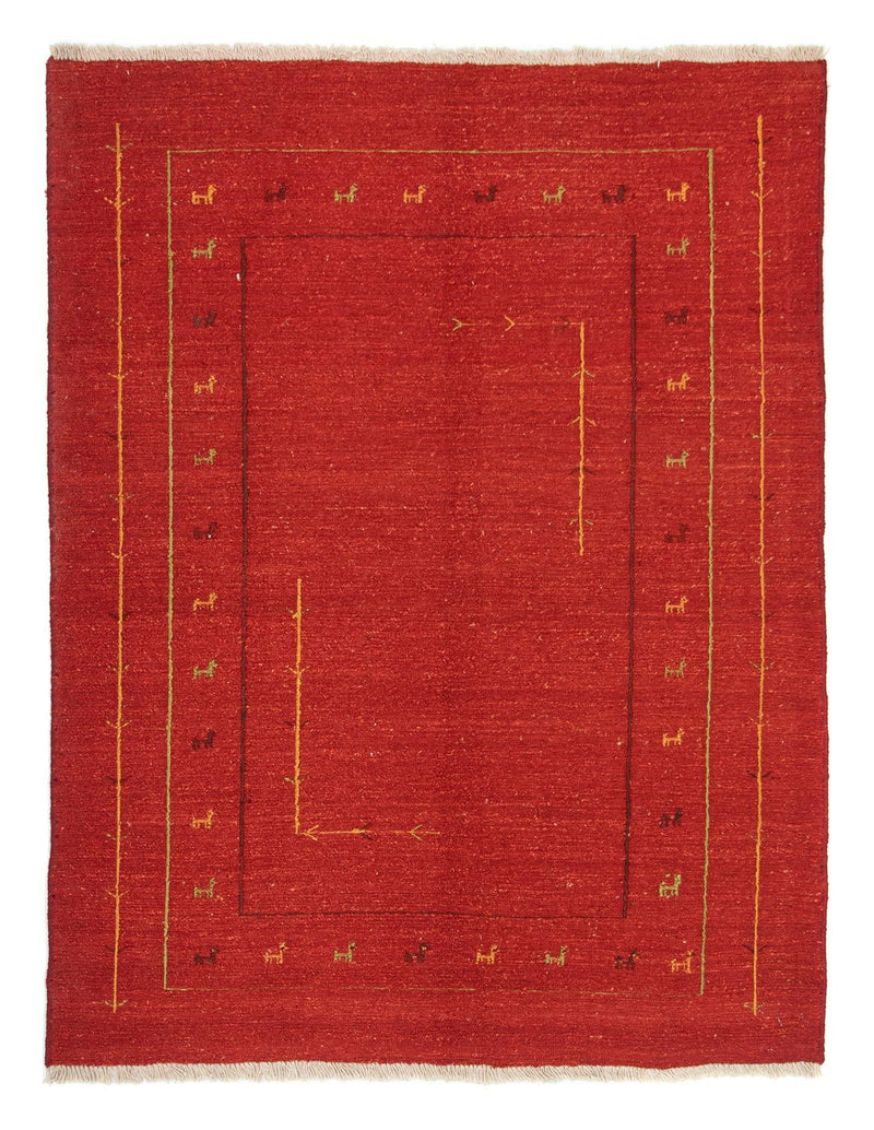 Gabbeh Rug - Perser - 195 x 151 cm - red