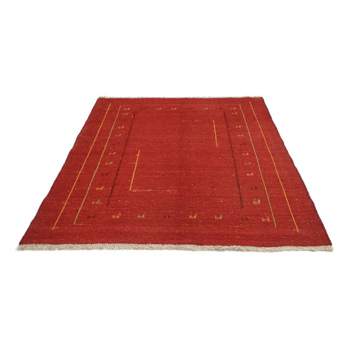 Gabbeh Rug - Perser - 195 x 151 cm - red