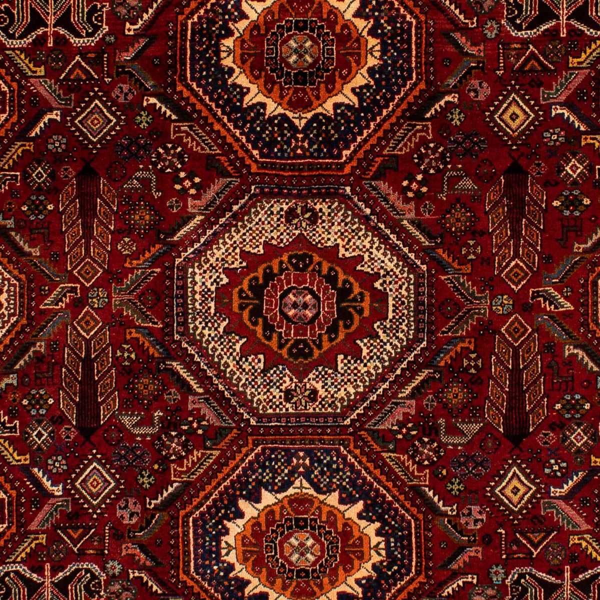 Perser Rug - Nomadic - 310 x 210 cm - dark red