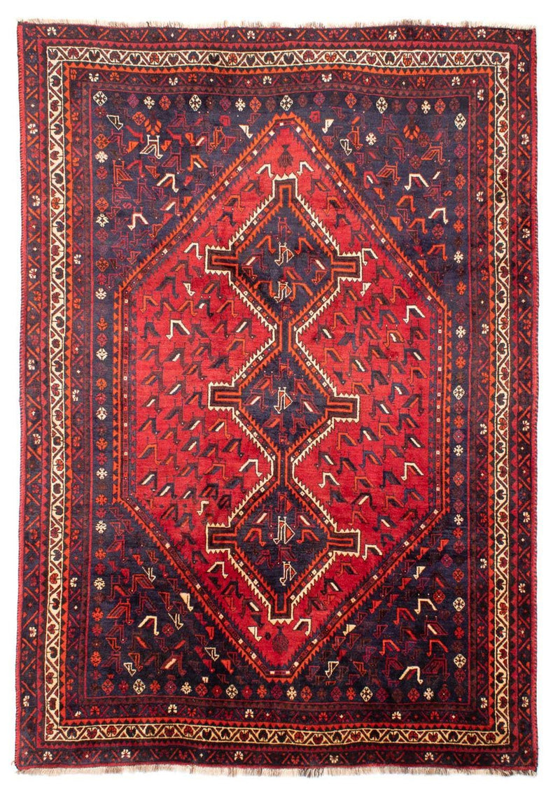 Perser Rug - Nomadic - 300 x 215 cm - dark red