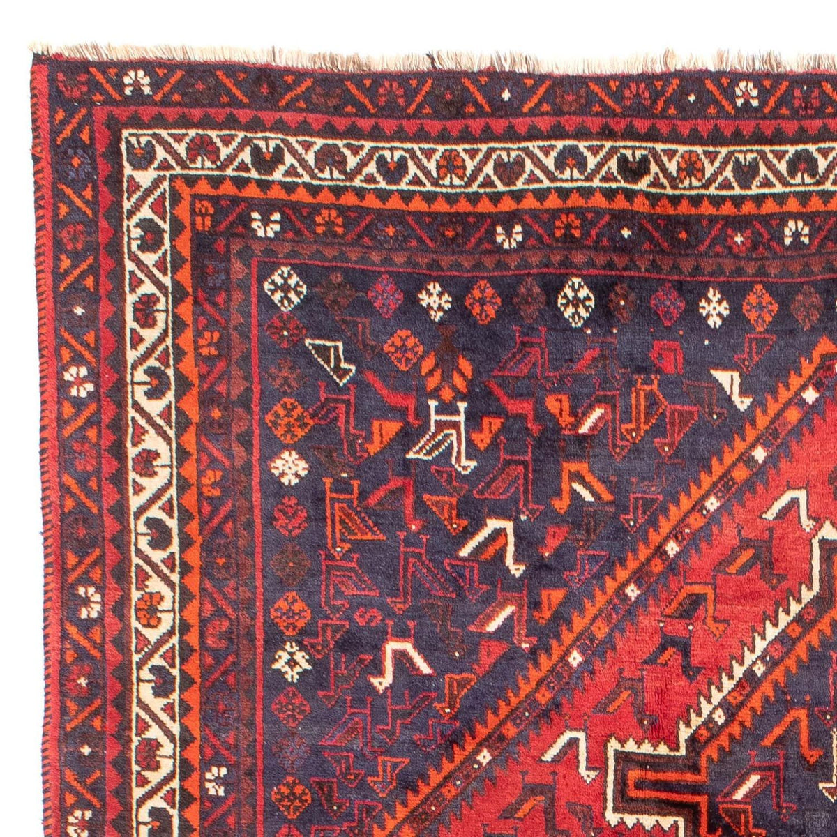 Perser Rug - Nomadic - 300 x 215 cm - dark red