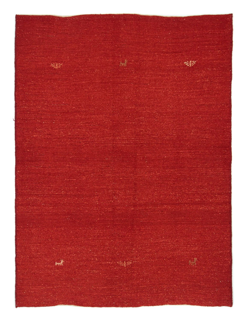 Gabbeh Rug - Perser - 195 x 147 cm - red