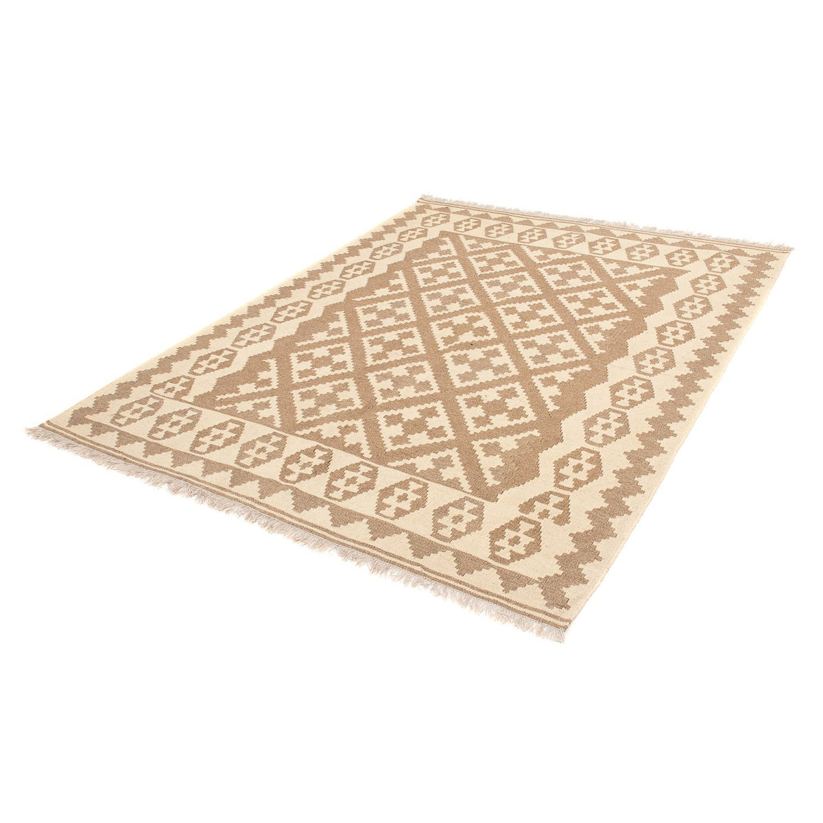 Kelim Rug - Oriental - 212 x 163 cm - light brown