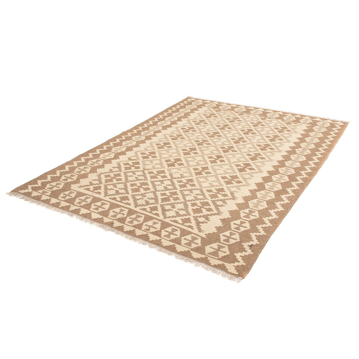 Kelim Rug - Oriental - 211 x 153 cm - light brown