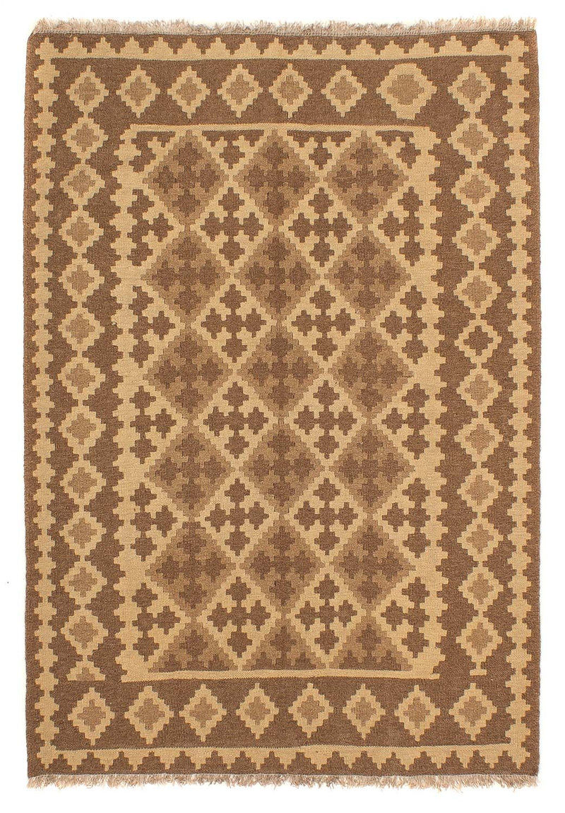Kelim Rug - Oriental - 190 x 145 cm - light brown