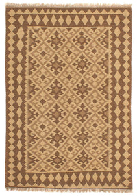 Kelim Rug - Oriental - 210 x 155 cm - light brown
