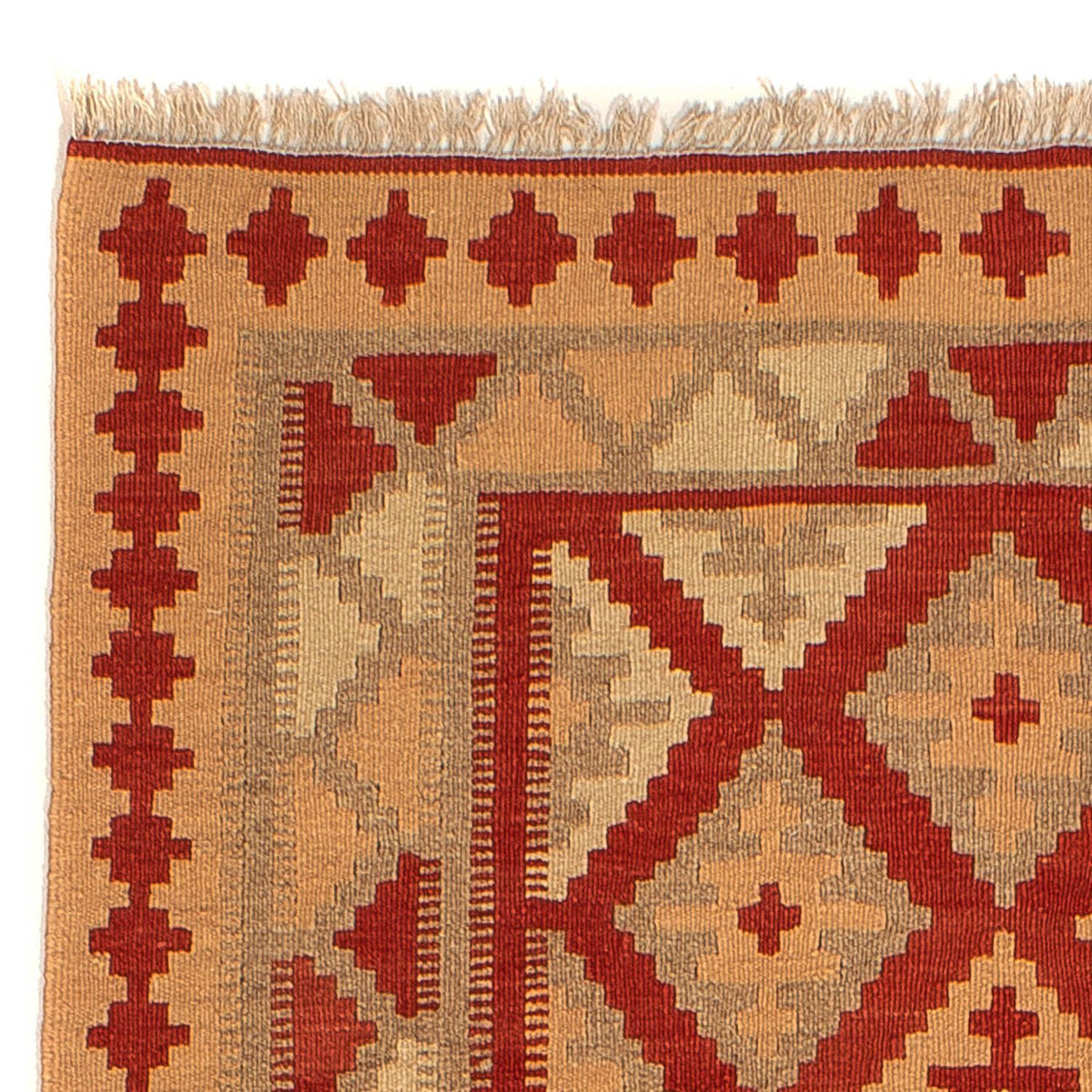Kelim Rug - Oriental - 200 x 148 cm - red